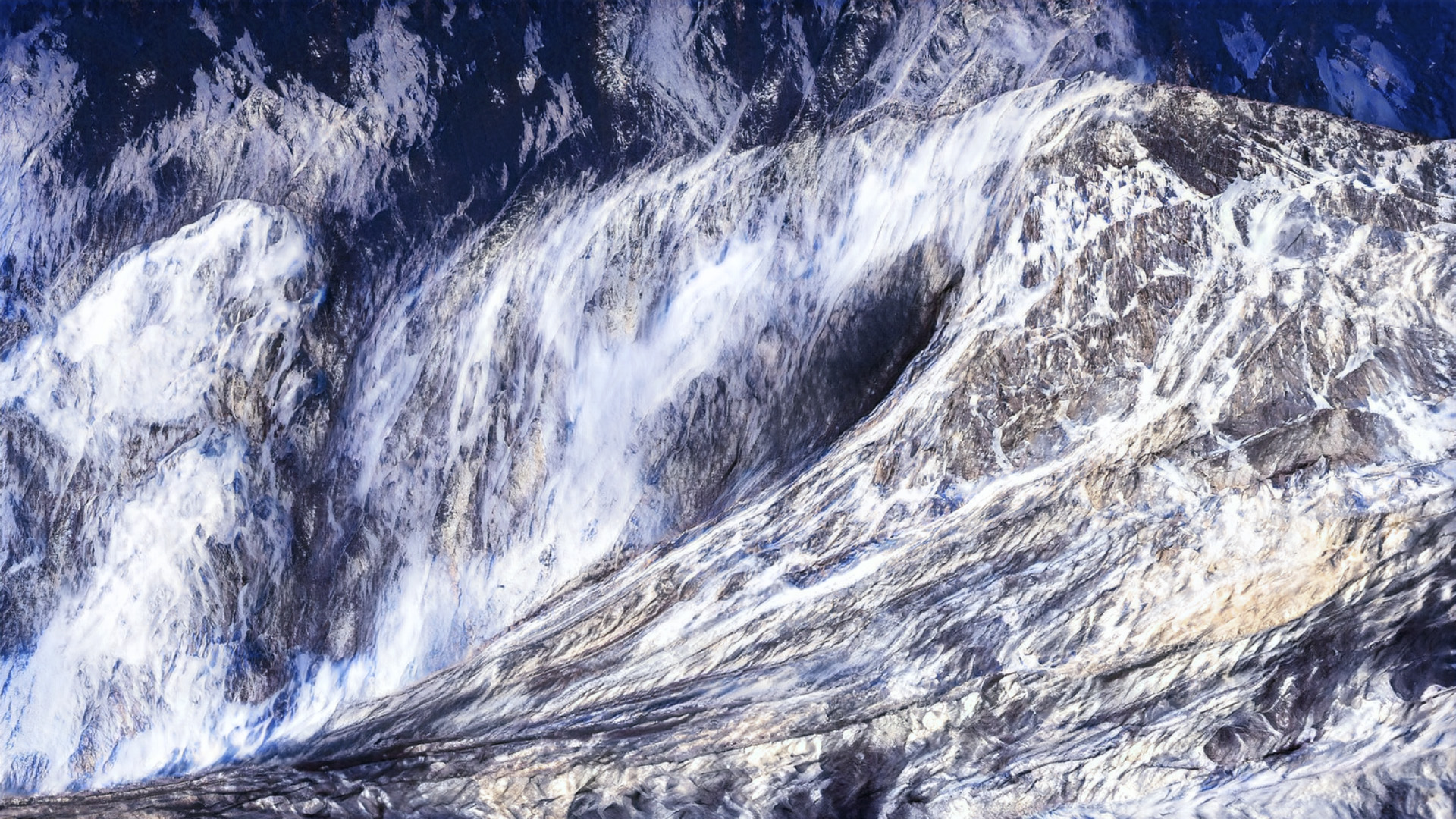 Memo Akten - Waves 2.0: Mountains, fragment #001 #158