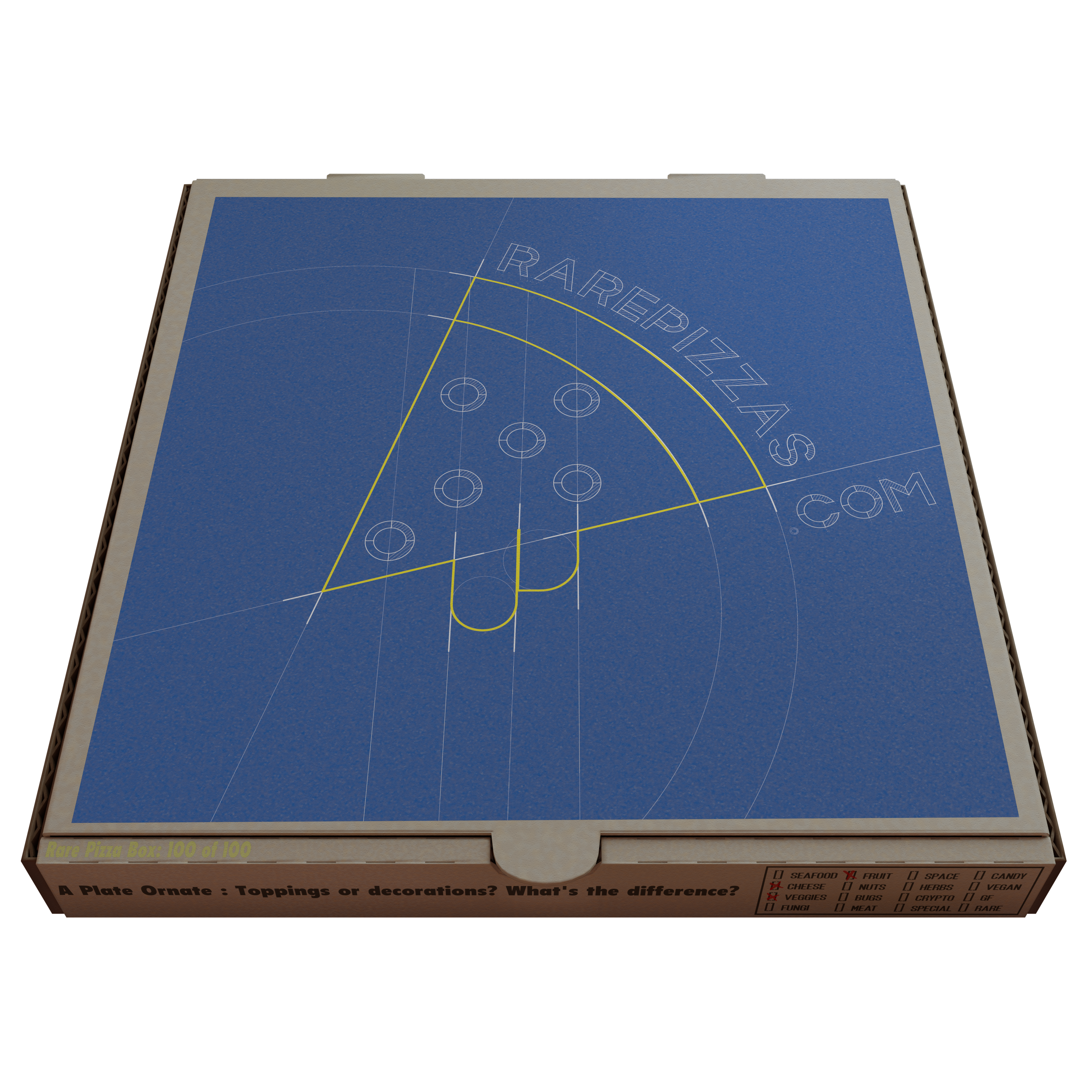 Rare Pizza Box #1673