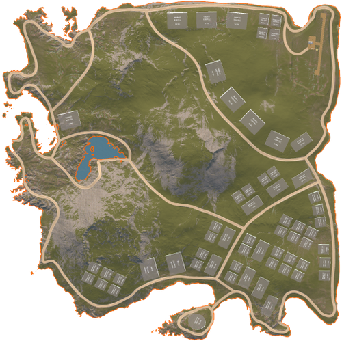 Polka City 3D Asset